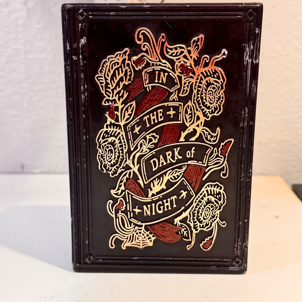 Threshold Book of Spells Candle In The Dark of Night Halloween Gothic Decor